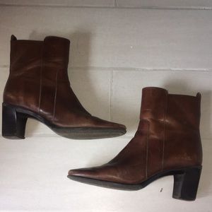 Antonio Melani Leather Booties
